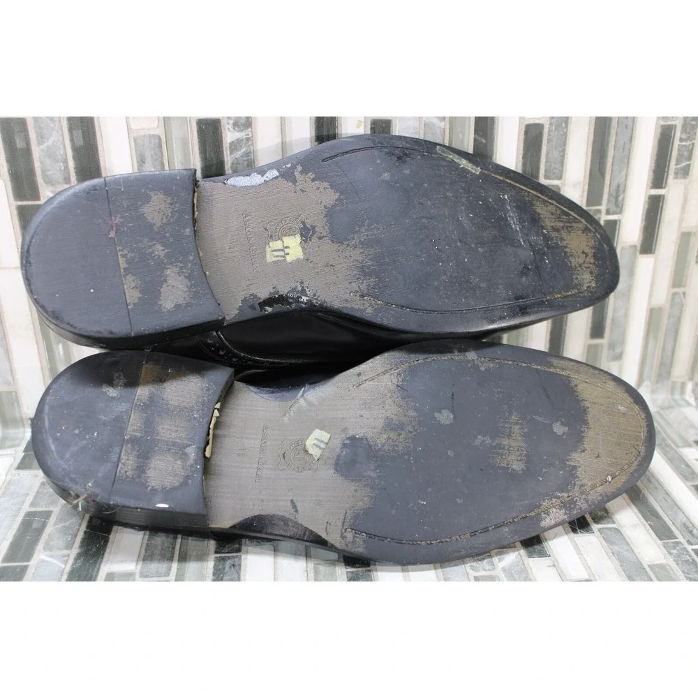 Aston Grey Dress Shoes Black Size 11